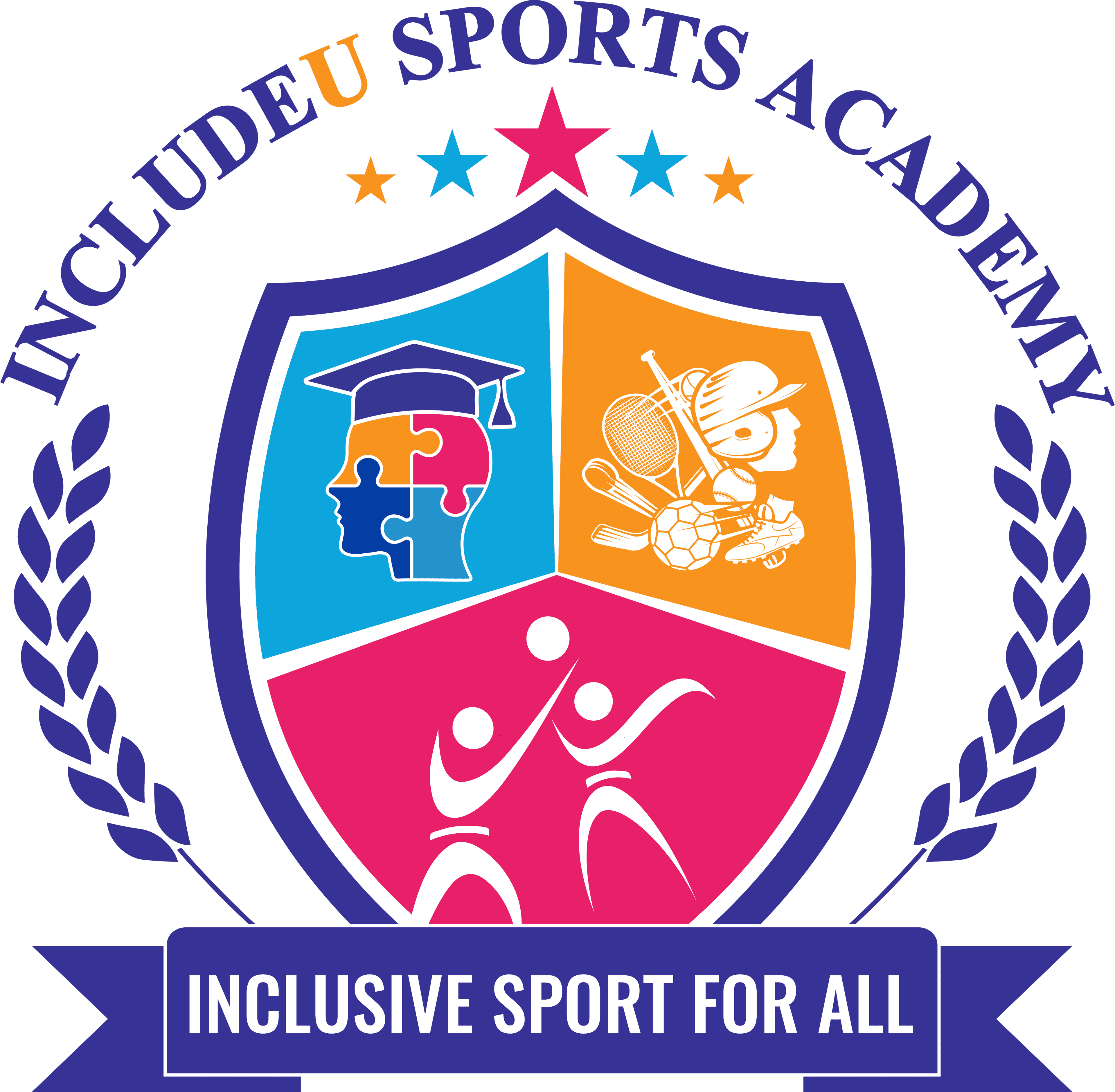 IncludeU Sports Academy official crest